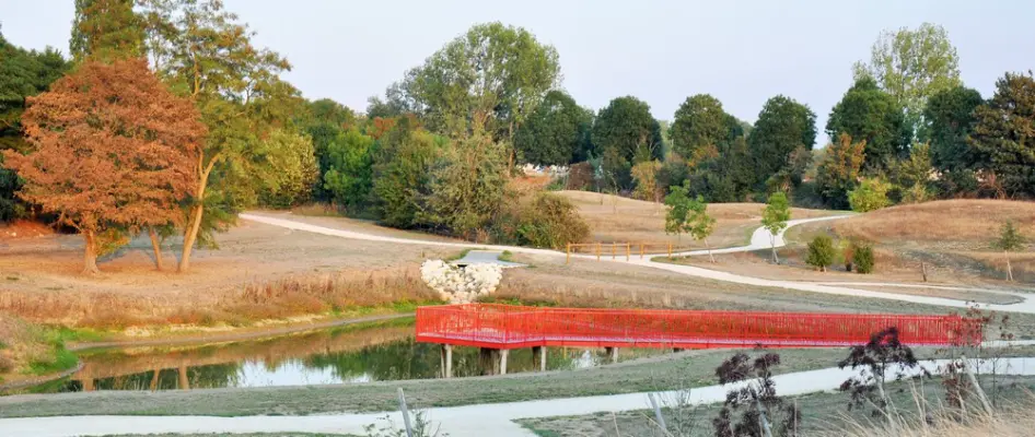 Golf International de Roissy - Plan d'eau sur le parcours