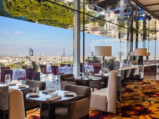 SO/ Paris Hotel - Restaurant vue tour eiffel