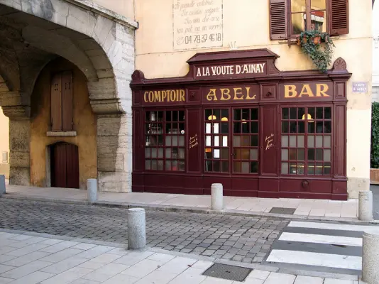 En el Café Comptoir Abel de Lyon