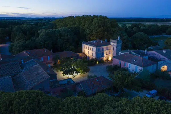 Château de Campuget - De nuit