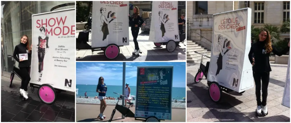 Roller Girl Hôtesses - Côte d'Azur - Accueil lors de vos événements
