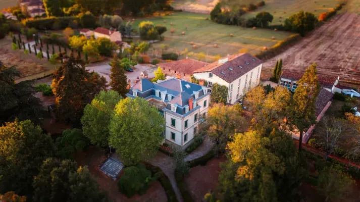 Hotel La Métairie Château de Laborde - Local do seminário em Cordes-sur-Ciel (81)