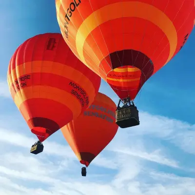 Heißluftballon-Sensation – Heißluftballonflug