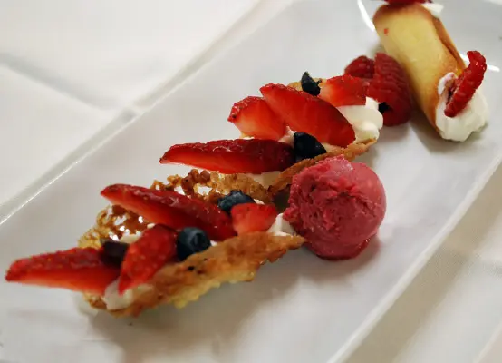 Le Clapotis - Dessert fruits rouges