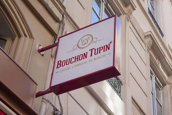 Bouchon Tupin - Enseigne
