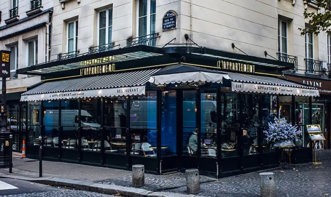 Restaurant L'Appartement Saint Martin - Seminar location in PARIS (75)